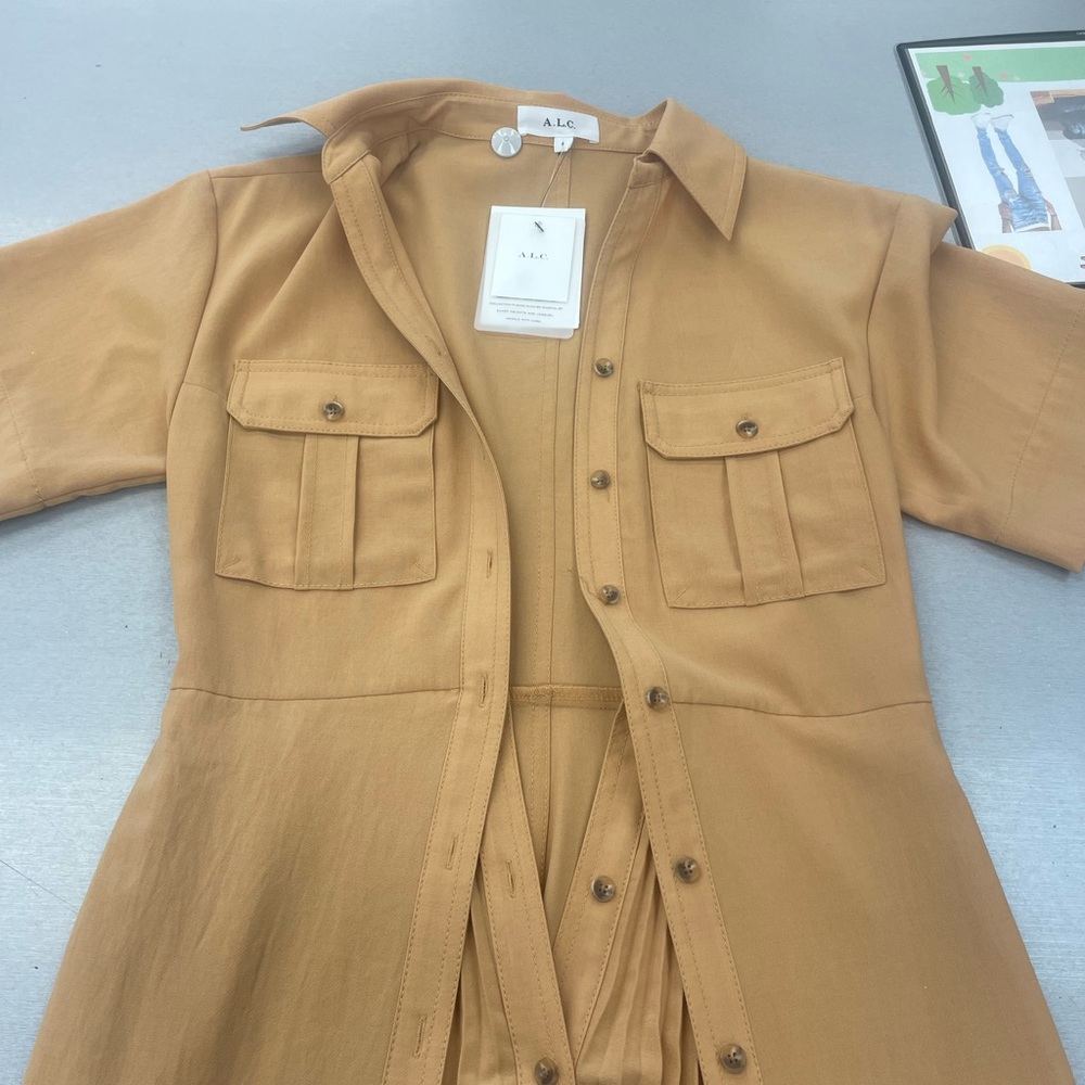 A.L.C. Tan Maxi Dress - Picture 4 of 13